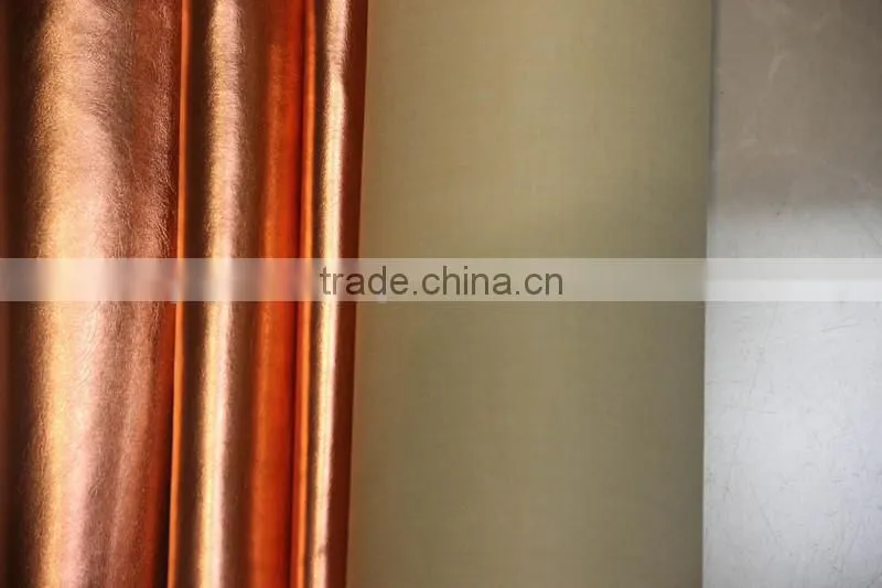 Metallic foil shoes PU leather popular in the South America market