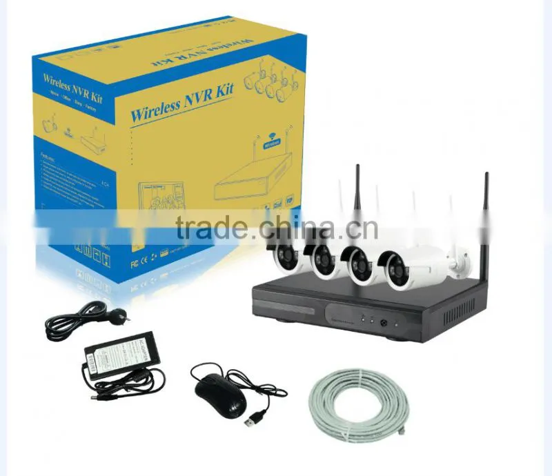 Outdoor 720P Infrared PTZ Security IP Camera WIFI Wireless 8 CH NVR KIT
