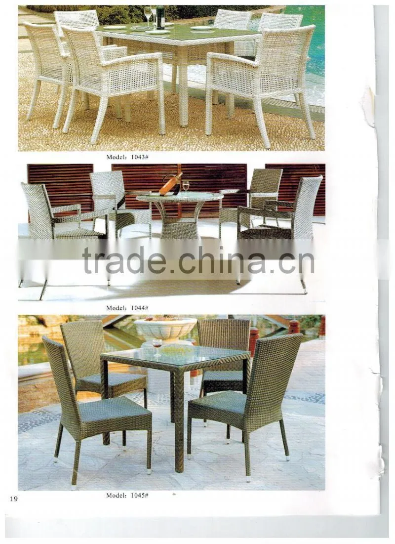 top sale wicker rattan furniture for garden