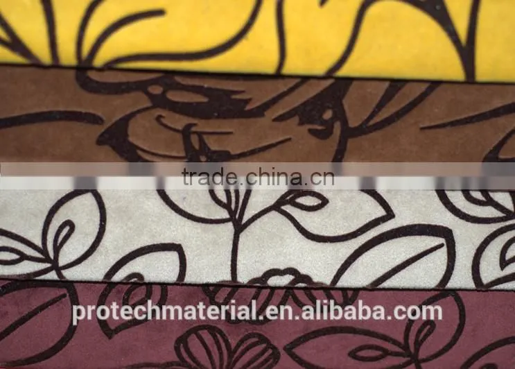 100% polyester fabric with printing flower