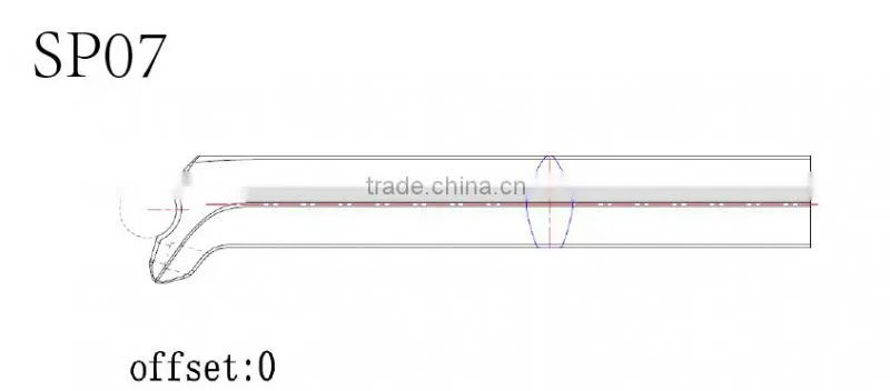 China gold manufacturer high technology bicycle customized size seat post