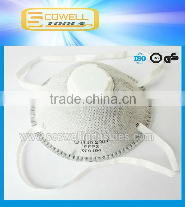 N95 activated carbon filter dust mask