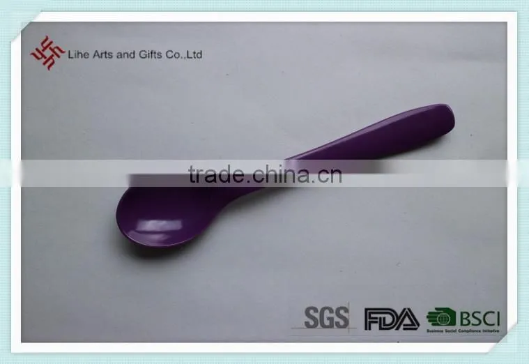 Hot selling cheap melamine big soup spoon