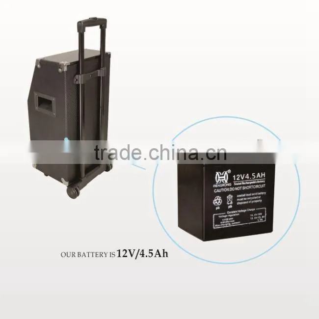 6.5 inch cheap subwoofer speaker wth battery,USB,SD L-107