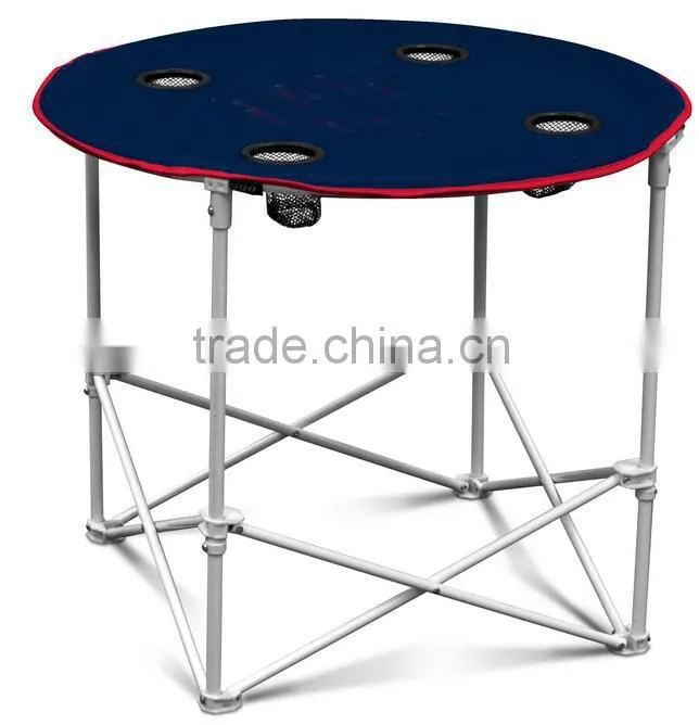 600D Folded Outdoor Specific Use Camp Portable Folding Round Table