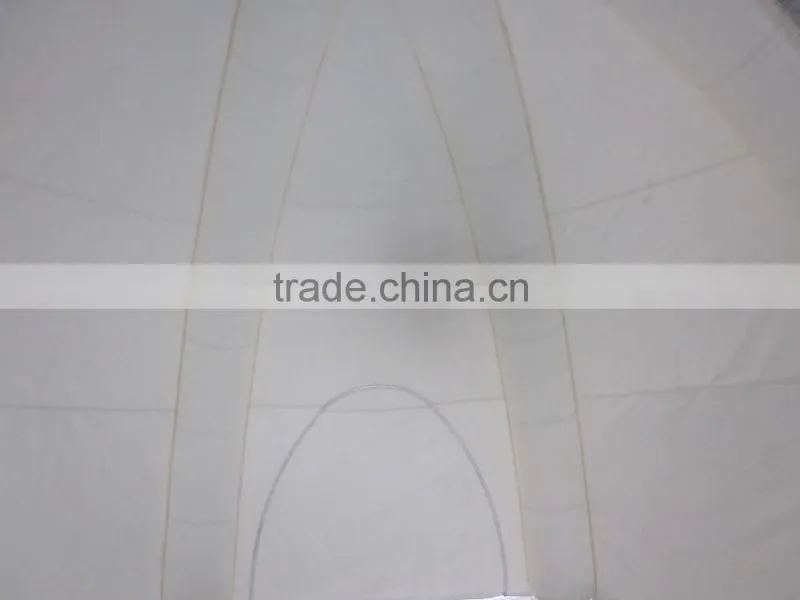 2016 Attractive Outdoor lawn white igloo inflatable clear tent