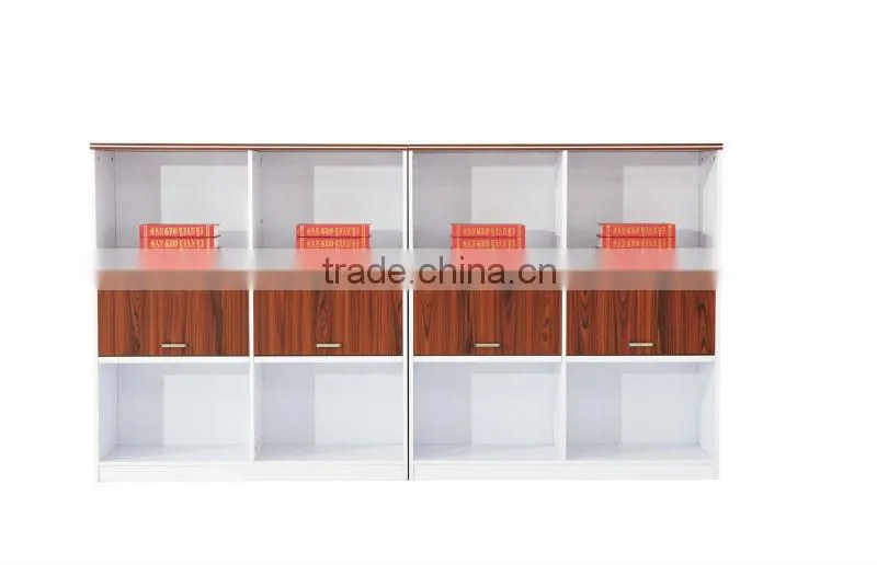SUNRISE-B027 hot-selling elegant design wood office fie cabinet and bookcase furniture