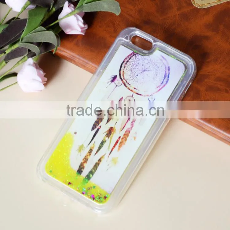 2016 fashionable liquid clear tpu case for iPhone6