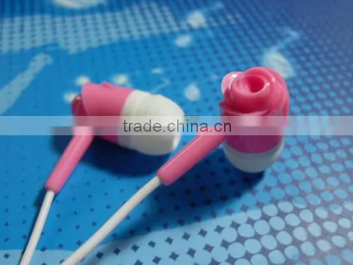 New design colorful 3.5mm in-ear stereo rose promotion earphones