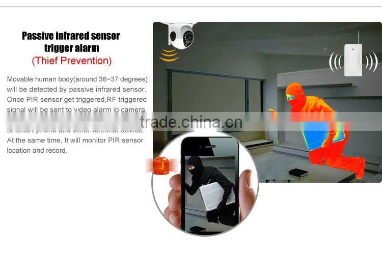 HD 720P Wifi I/O Alarm Port Security IP Camera