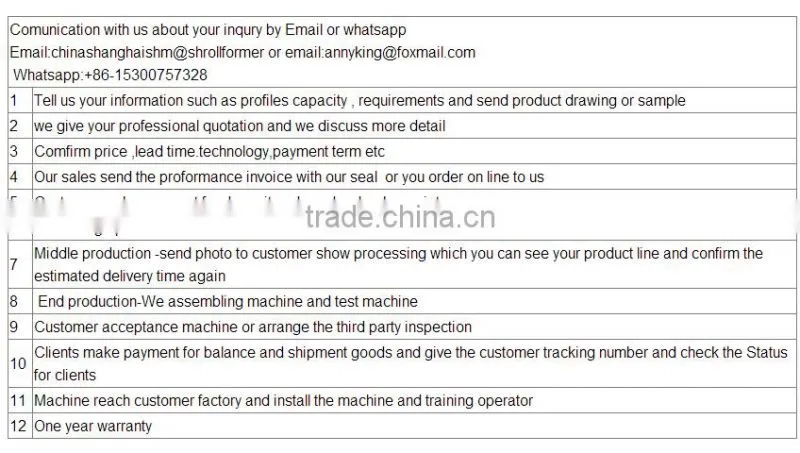 Full automatic high speed ceiling roll former high precision