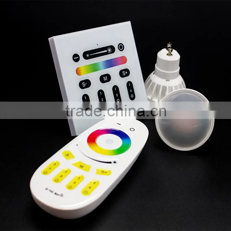 Hot sale AC110-240V 2.4G wireless WIFI GU10/MR16 rgbw led Spotlight