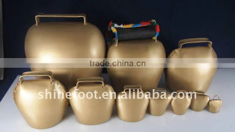 (A287)1.75" swiss cow bell for souvenir A4-C018 without strap,colors vary