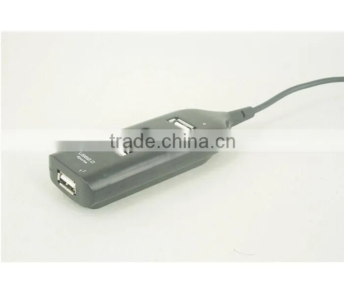 New High Speed 4-Port Splitter USB 2.0 Hub powered Adapter For PC Laptop Notebook