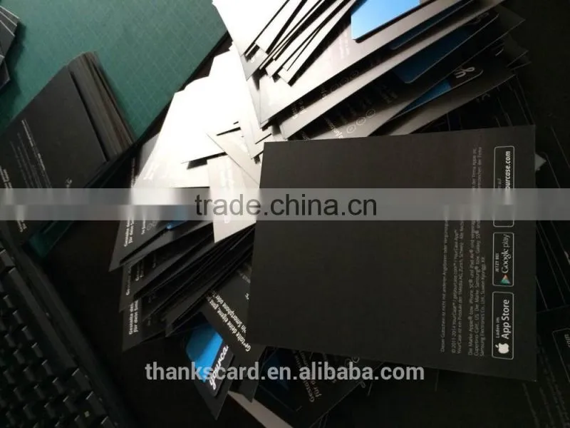 High Quality Best material Paper a6 flyer/ gift card envelope/ Paper card
