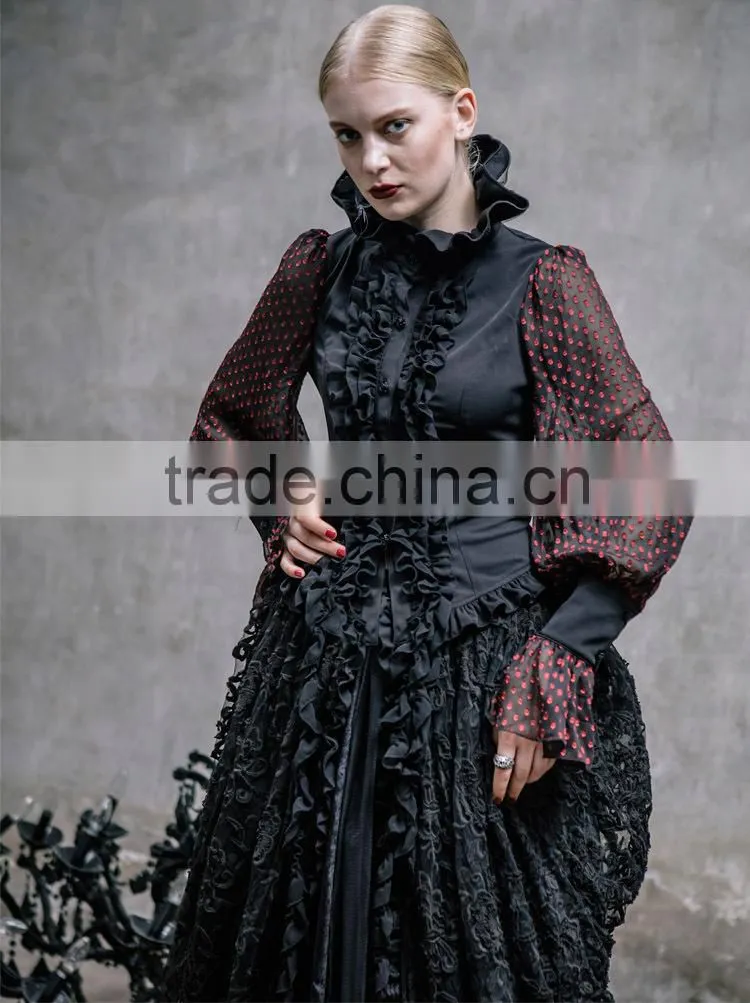 Devil fashion 2015 latest ladies gothic shirt SHT00203