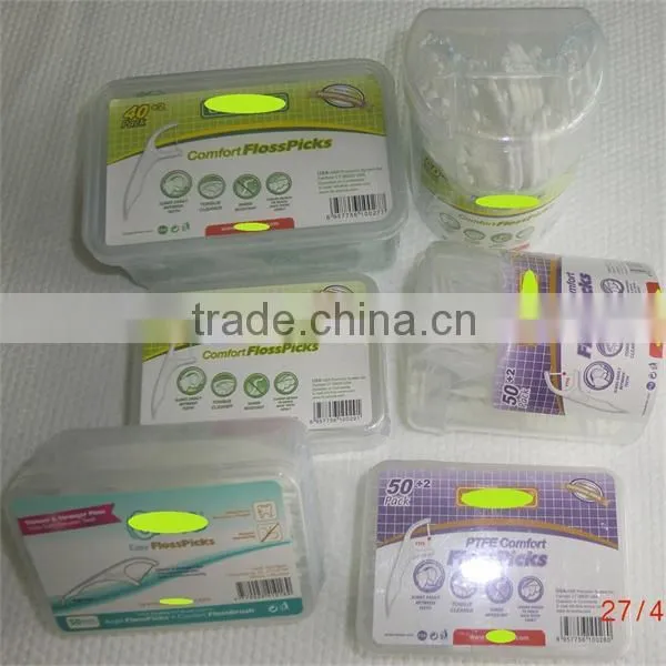 UHMWPE floss thread Dental Floss pick