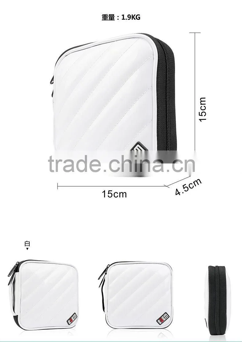 Wholesale ALL COLORS PU leather Square CD bag,CHEAP DVD VCD Case