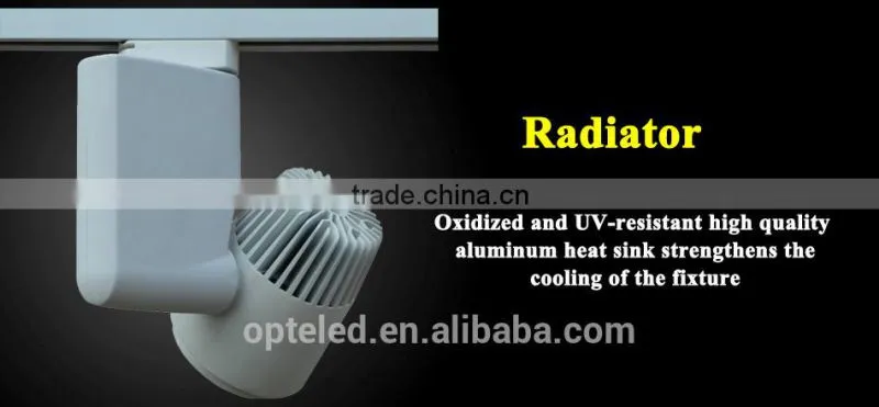 45W Dimmable LED COB Track Light White