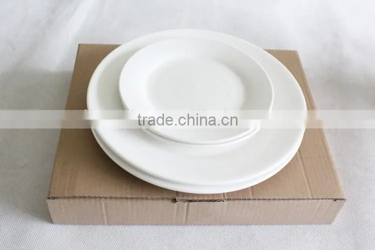 Wholesale cheap ceramic dinner set, customized porcelain dinnerware set for restaurant