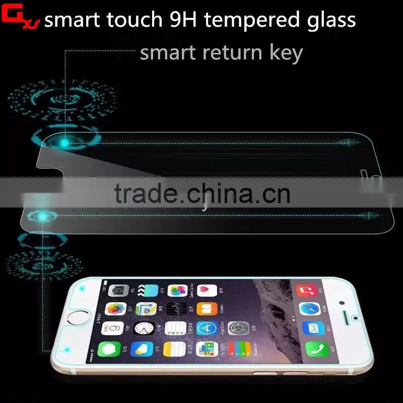New arrival no bubble anti fingerprint anti blue light 0.3mm 0.4mm 9h 2.5d smart best cell phone screen protector for iphone 6