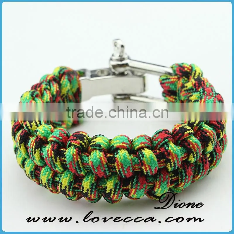 hot sale outdoor survival bracelets paracord survival bracelets