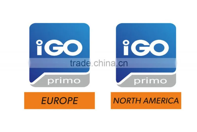 Supporting Igo genuine map android system GPS navigation with wifi and backup camera display for any cars