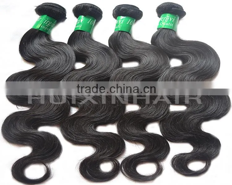 2014 6A Hot selling! 6A no shedding no tangle Natural color wavy Unprocessed 100% virgin human brazilian hair bundles Body Wave