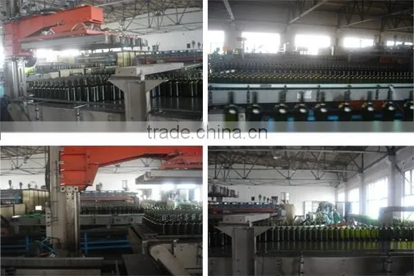clear Heat-resistant sale of cheap glass bottles with stainless steel cap