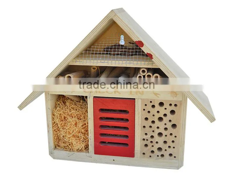 2015 year factory suppliers selling FSC hanging wild garden outdoor wooden bird feeder for made in china wholesale