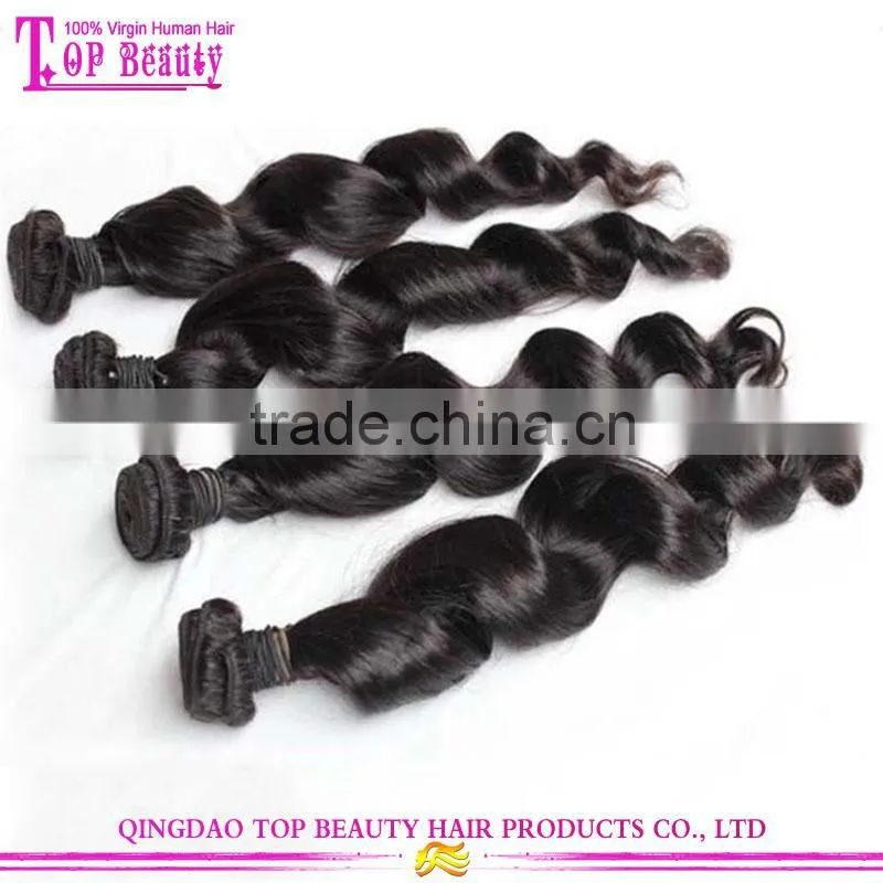 Fast Delivery Milky Way Pure Human Hair Double Weft Loose Wave Brazilian Milky Way Hair