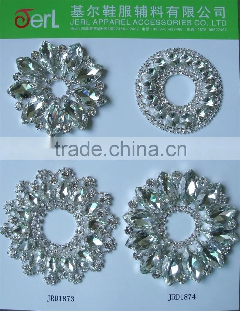 wholesale rhinestone and crystal applique ornaments lace trimming