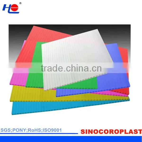 puncture resistance 2-12mm plastic pp polypropylene corflute