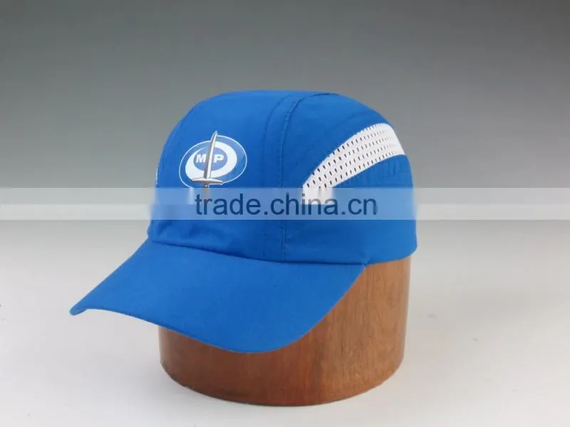 Asia company printing cheap polyester promotion cap custom manufacturer