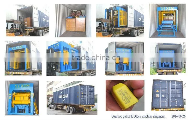 Top quality and safty full automatic Construction brick machinery block making machine