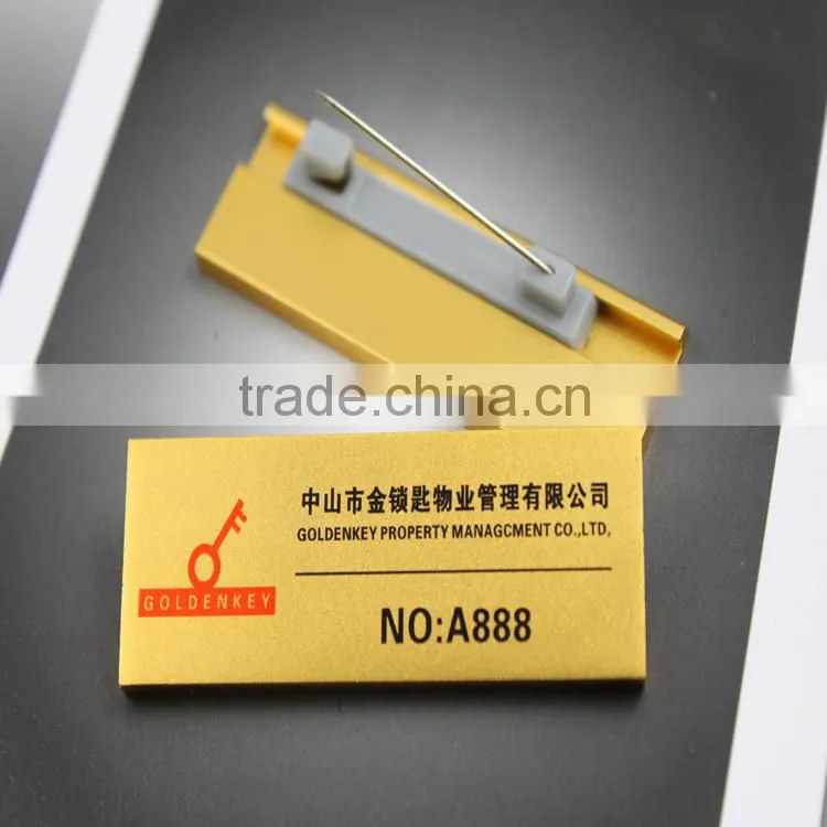 2015 Cheap Aluminum Alloy Breastplate as Promotional Gift