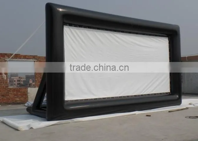 commercial inflatable screen and cheap inflatable movie screen for advertising