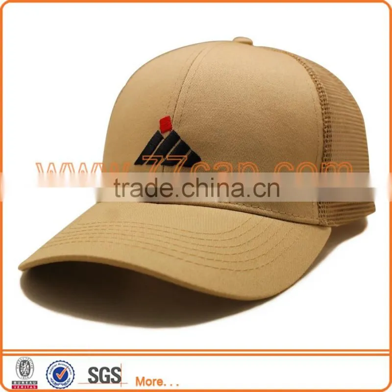 custom snapback trucker hats and caps/wholesale embroidered camo mesh 5 panel hat