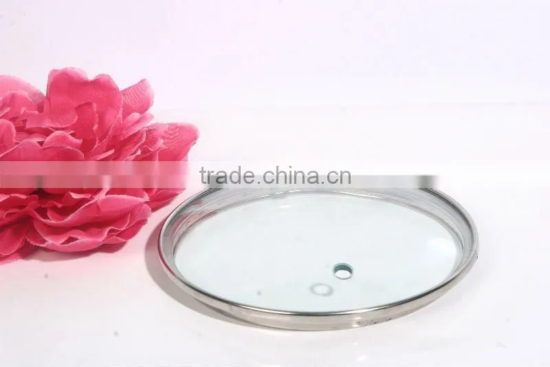 glass lid with s/s ring