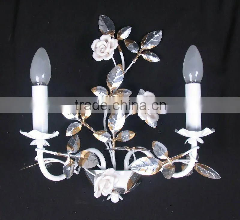 Russian style decorative wall sconces for flowers