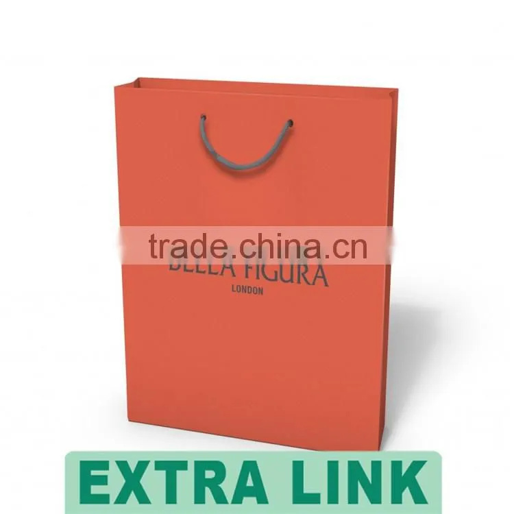 Extra Link Recycled Material High Quality Printed Paper Gift Bag Ecologic Fashion