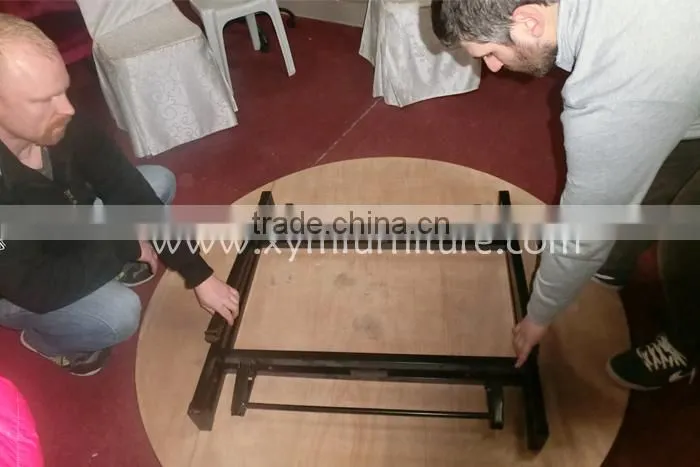 Modern Desigh Metal Space Saving RoundTable