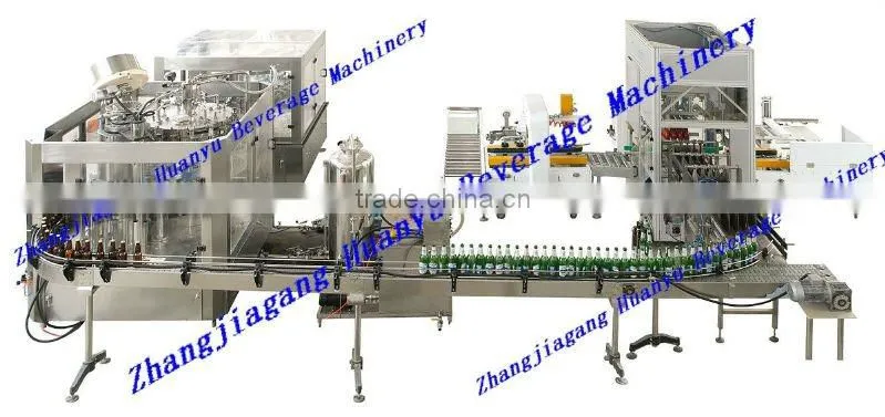 Glass Bottle beer filling machine