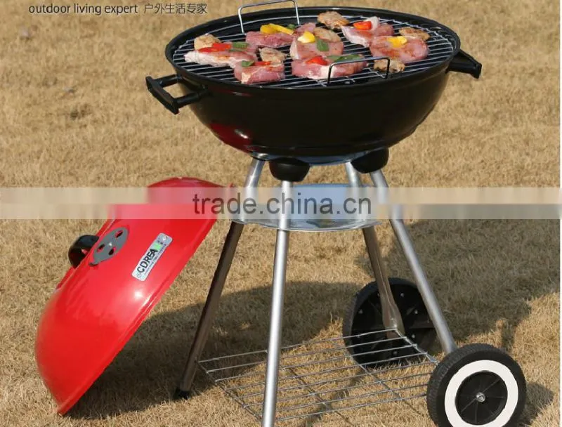large size apple grill Outdoor Portable Charcoal bbq Grill