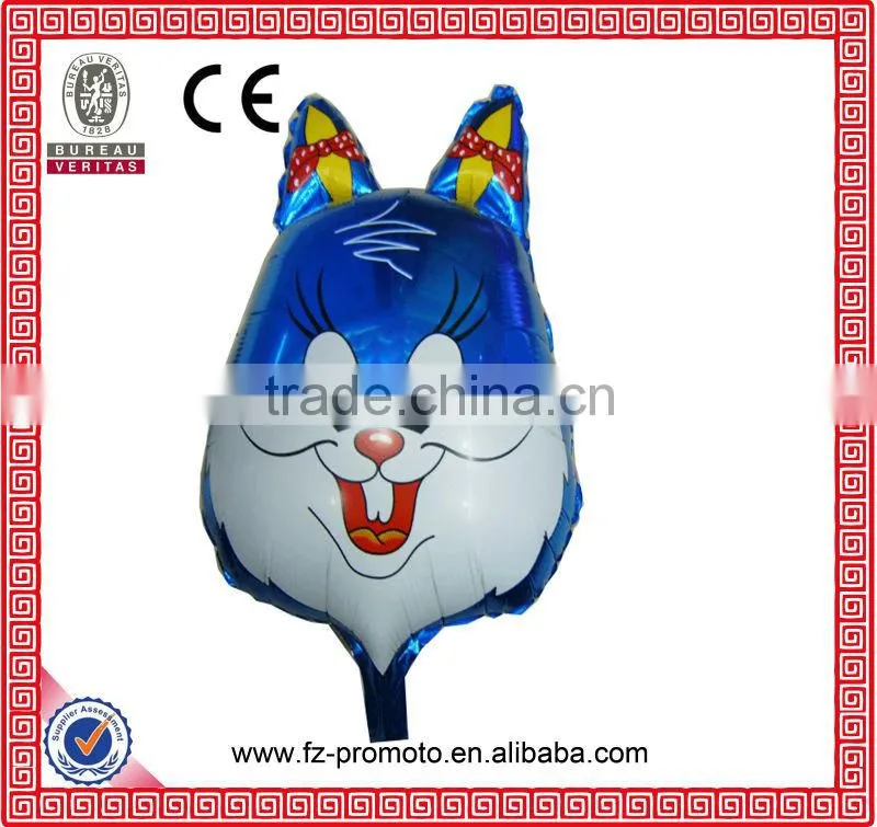 100% aluminium foil cartoon balloon