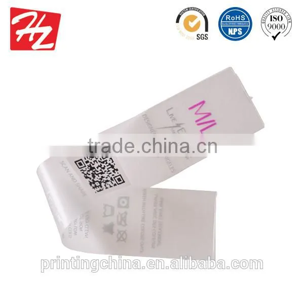 Fashion style model hangtag with logo printing
