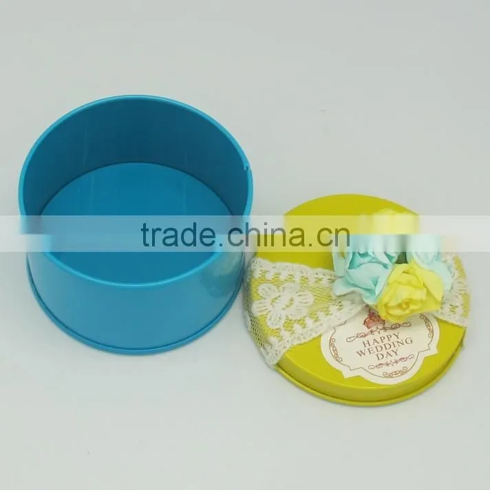 wholesale chocolate tin box fashion small round sweet boxes