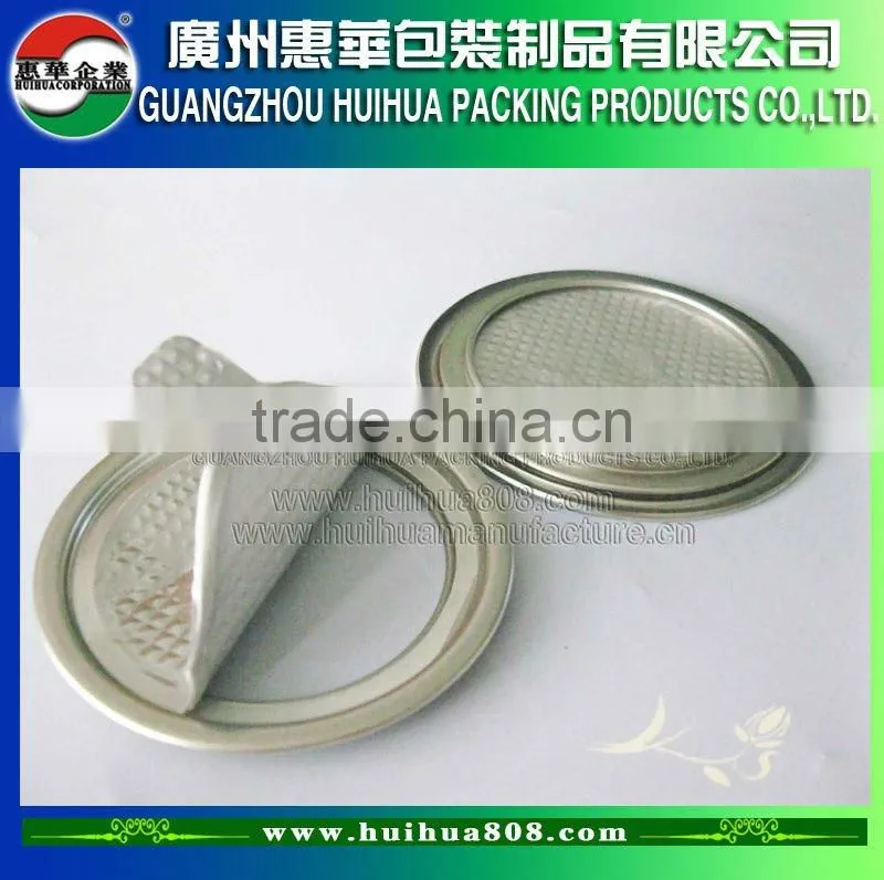 Aluminum easy peel off end for bottle
