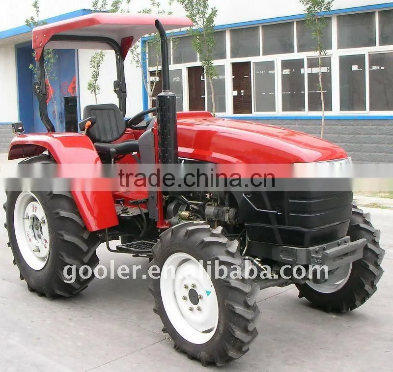 Turf tyre LZ404 4WD 40HP wheeled tractors with sunshade