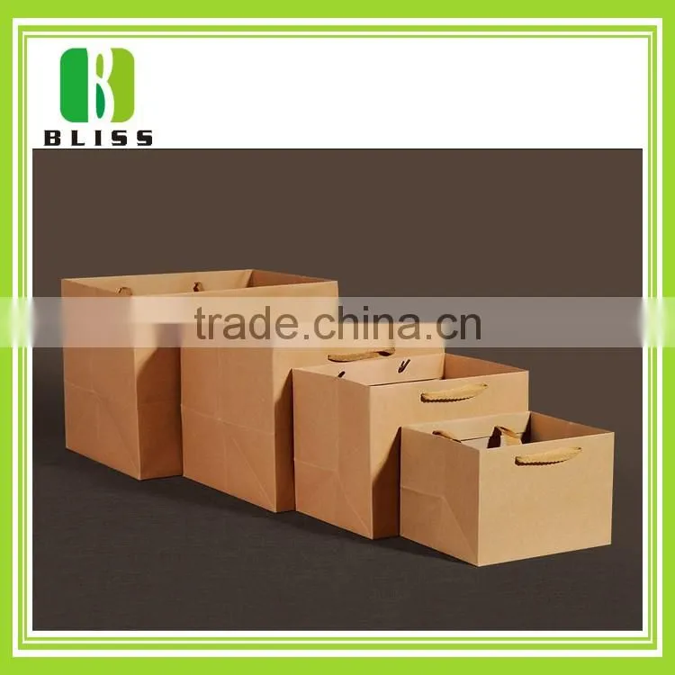 OEM Custom Design promotional cheap kraft paper bag